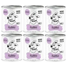 karma-mokra-dla-psa-paka-zwierzaka-pepe-rabbit-99percent-krolik-6x800g
