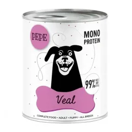 karma-mokra-dla-psa-paka-zwierzaka-pepe-veal-99percent-cielecina-800g