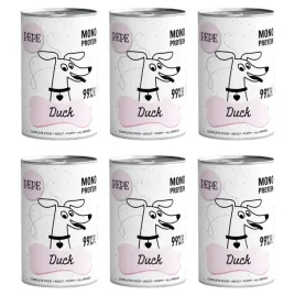 karma-mokra-dla-psa-paka-zwierzaka-pepe-duck-99percent-kaczka-6x400g