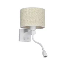 polo-lampa-kinkiet-bialy-1x40w-e27-2w-led-abazur