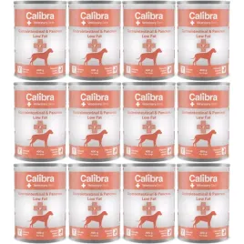 mokra-karma-dla-psa-calibra-veterinary-diet-dog-gastro-low-fat-12x400g
