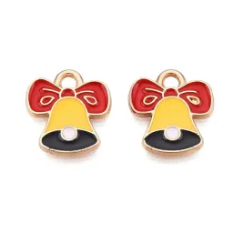 zawieszka-emaliowana-charms-dzwoneczek-dzwonek-mikolajki-swieta-2szt
