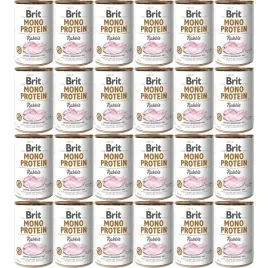 brit-karma-mokra-dla-psa-mono-protein-krolik-24x400g