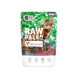 mokra-karma-dla-kota-vetexpert-raw-paleo-adult-sterilised-cat-tunczyk-100g