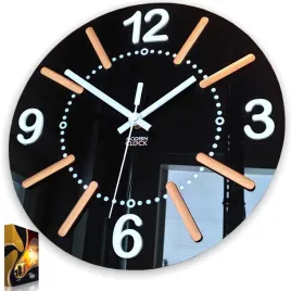 zegar-scienny-premier-czarny-3d-czytelny-nowoczesny-cichy-28-cm