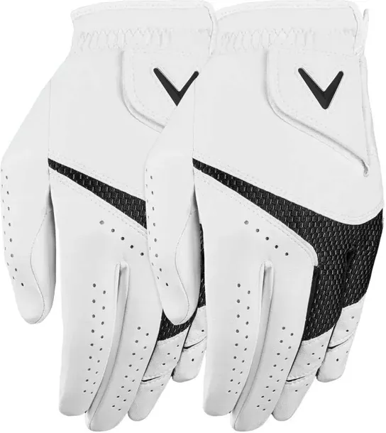 Callaway Weather Spann 2 SZT 23 White Lewa Ręka M Rękawiczki Golfowe Męskie