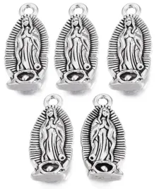 zawieszki-charms-maryja-matka-boska-medalik-zawieszka-22mm-metal-5szt