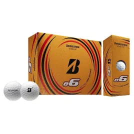 pilki-golfowe-bridgestone-golf-e6-soft-feel-long-distance-white-12-sztuk