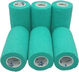 bandaz-hokezyjny-samoprzylepny-pintomed-zestaw-6-sztuk-10cm-x-45m-zielony