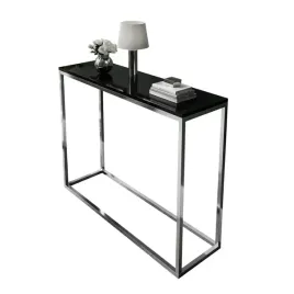 konsola-modern-ii-100-cm-czarny-polysk-stelaz-chrom