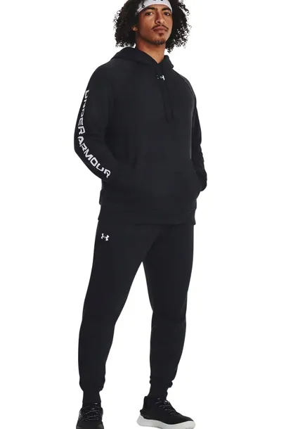 Męski dres UNDER ARMOUR komplet spodnie bluza UA Rival Fleece r. M