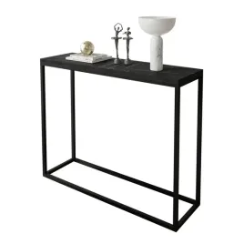 konsola-modern-grigia-czarna-blat-czarny-marmur-100-cm