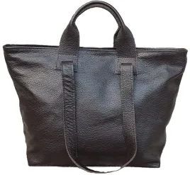 torebka-wloska-czekoladowa-shopper-skora-naturalna-vera-pelle