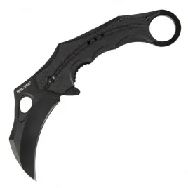 noz-skladany-karambit-taktyczny-mil-tec-hawkbill-g10-z-klipsem-czarny