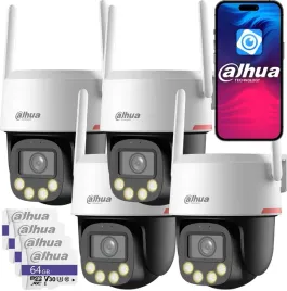 4x-kamera-obrotowa-8mpx-wifi-dahua-p8f-pv-wizcolor-analiza-ai-karta-4x-64gb