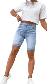 damskie-krotkie-spodenki-elastyczne-dopasowane-szorty-jeans-jeansowe-s
