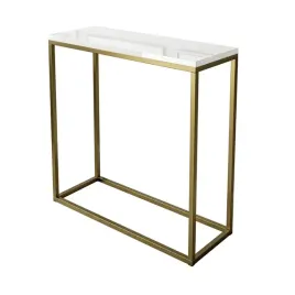 konsola-modern-zloty-mat-blat-bialy-polysk-80-cm