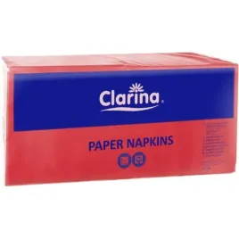 serwetka-gastronomiczna-clarina-33x33cm-czerwona-dwuwarstwowa-1-4-250-szt