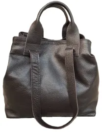 torebka-wloska-czekoladowa-shopper-skora-naturalna-vera-pelle