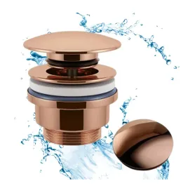 korek-umywalkowy-okragly-uniwersalny-klik-klak-rozowe-zloto-polysk-rea