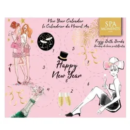 estetica-spa-moments-zestaw-kule-musujace-do-kapieli-kalendarz-sylwestrowy