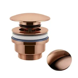 korek-umywalkowy-okragly-uniwersalny-klik-klak-rozowe-zloto-polysk-rea