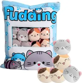 poduszka-pudding-z-pluszowymi-kotkami-przytulanka-dla-dzieci-niebieska