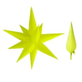 balon-foliowy-gwiazda-3d-gwiazdka-zolta-zolty-neonowy-19-cali