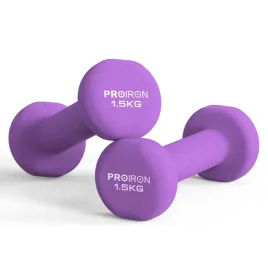 hantle-neoprenowe-proiron-2x15-kg-zestaw-do-cwiczen-fitness-fioletowe