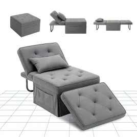 rozkladany-fotel-lozko-flexispot-4w1-szary-z-regulowanym-oparciem-sofa