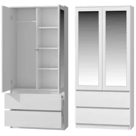 szafa-z-lustrami-biala-do-pokoju-duza-garderoba-z-szufladami-90-cm
