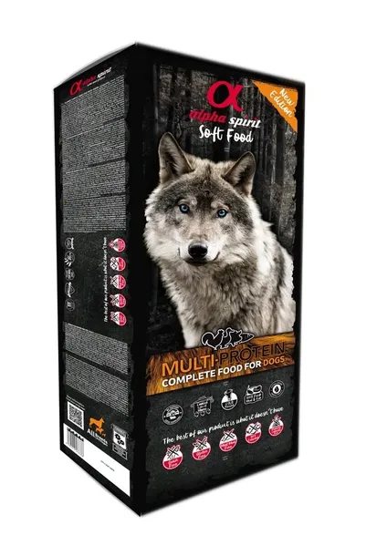 Alpha Spirit Pełnoporcjowa dla psów Multiprotein Mix smaków 9KG