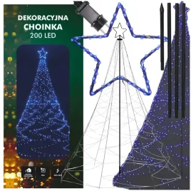 choinka-200led-180cm-stelaz-ogrodowa-oswietlenie-swiateczne-barwa-niebieska