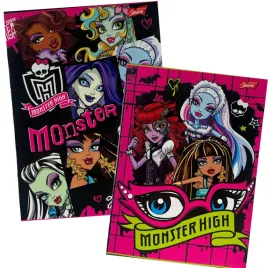 2-x-zeszyt-w-kratke-a5-16-kartek-monster-high-szkolny-st-majewski-2-sztuki