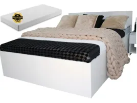 lozko-drewniane-podwojne-4d-biale-180x200-materac-sprezynowy-stelaz-gratis