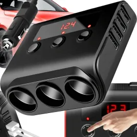 rozdzielacz-samochodowy-gniazda-zapalniczki-trojnik-ladowarka-4xusb-12v-24v