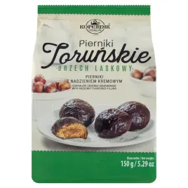 Zdjęcie produktu Pierniki Kopernik w czekoladzie z nadzieniem orzech laskowy 150 g