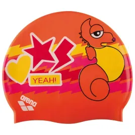 czepek-plywacki-dla-dzieci-silikon-arena-pomarancze-i-czerwienie