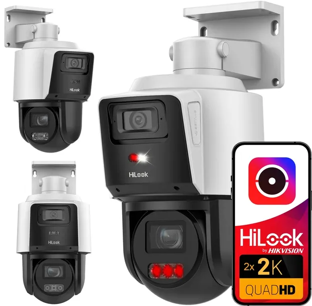 Kamera IP PTZ Obrotowa TandemVu 8Mpx (4MP+4MP) Darkfighter PTZ-D4 PRO