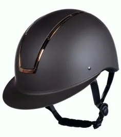 kask-jezdziecki-hkm-lady-shield-matowy-brazowy-lsniacy-rosegold-rozmiar-s
