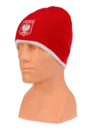 czapka-zimowa-polska-dla-kibica-polski-czerwona-herb