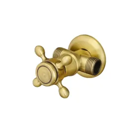 kranik-do-weza-wc-i-pralki-antyczny-mosiadz-york-podwojny