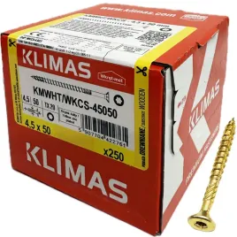 wkrety-do-drewna-uniwersalne-wkcs-45x50-stozek-tx20-zolte-250szt-wkretmet