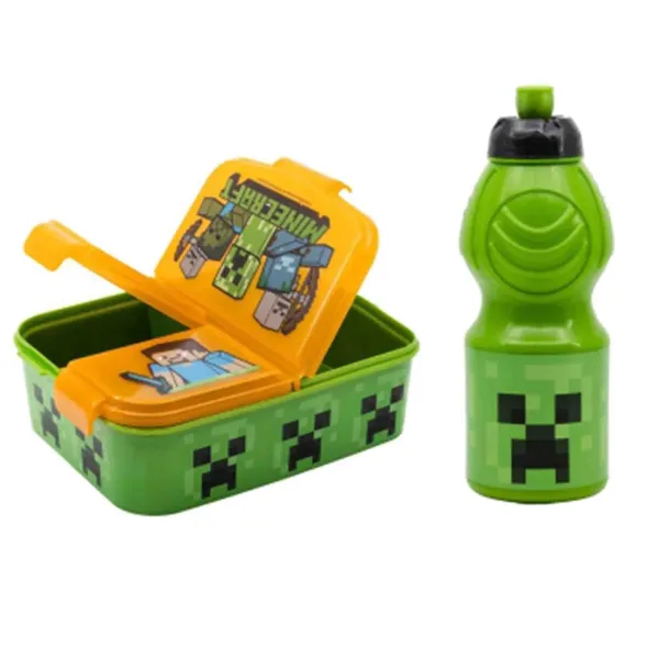 MINECRAFT zestaw bidon śniadaniówka R lunch box