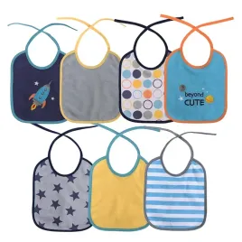 sliniak-dla-dziecka-bawelniany-wiazany-zestaw-7-sztuk-lorelli-chlopiece