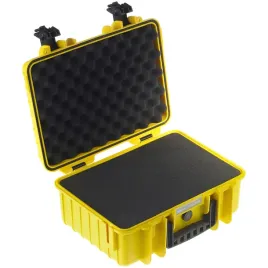 bandw-outdoor-case-type-4000-yellow-incl-foam-insert