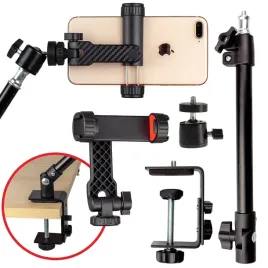 uniwersalny-statyw-biurkowy-glowica-adapter-do-smartfona