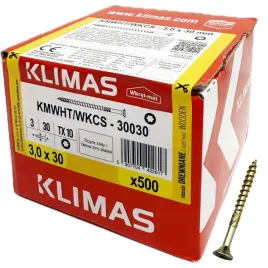 wkrety-do-drewna-uniwersalne-wkcs-30x30-stozek-tx10-zolte-500szt-wkretmet