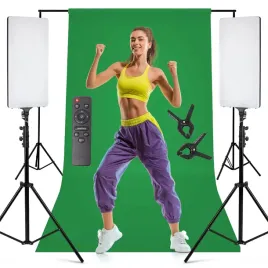 zestaw-2x-lampa-panelowa-led-enso-320-zielone-tlo-green-screen-stelaz