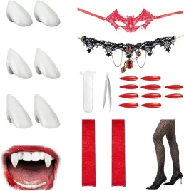 stroj-kostium-przebranie-wampira-sztuczne-kly-zeby-pazury